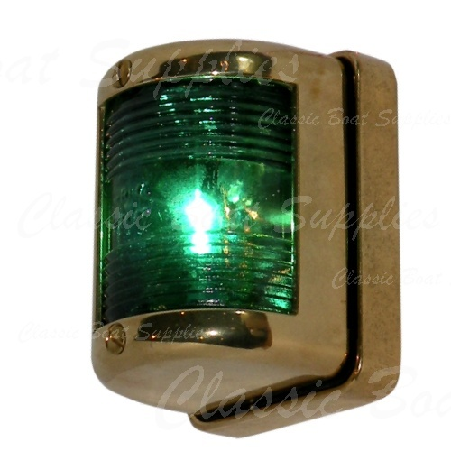 Brass Navigation Light - Starboard