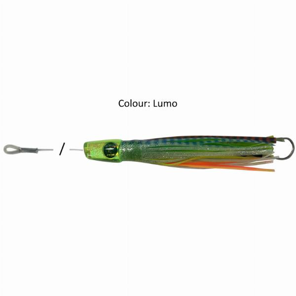 Black Pete Small Ernie Rigged Single Hook (BML-SE-R-S-PARIS BML-SE