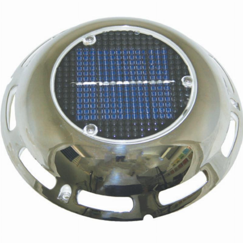AAA Worldwide Enterprises Solar Vent With Battery Stainless