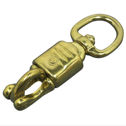 Swivel Eye Snap Hook Brass - RWB Marine