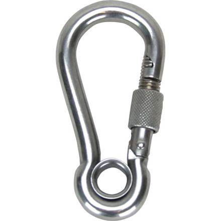 Stainless Steel Spring Hook With Screw, Nut And Eye - 316 Grade | Boat ...