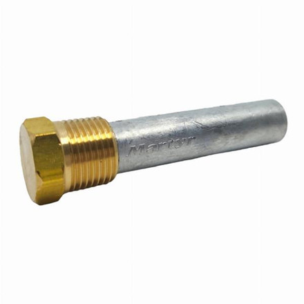 Zinc Anode With Brass Plug - Pencil Type 73 x 13mm - Pack of 10 (21118 ...