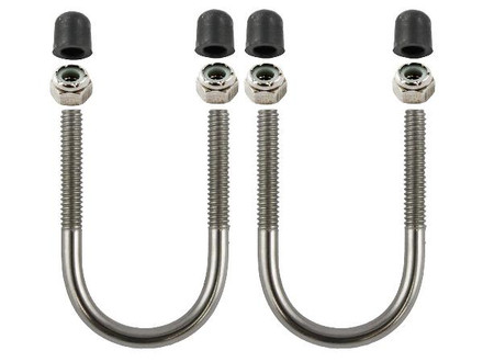 RAM Mount Dual Stainless Steel U-Bolt Base – 1.5″ Ball RAM-235U