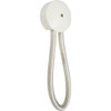 Canvas Shock Cord Loop - White