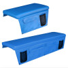 Oceansouth Boat Bench Cushion With Side Pockets - Blue