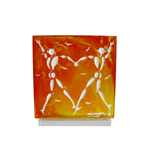 Daum Crystal Personalized Love Dance By Jerome Mesnager 8 Ex