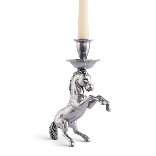 Arthur Court Candle Holder - Rearing Horse