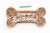 Birthday Bone with writing and candle