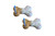 Two  Small Birthday Bones with Sprinkles and Candle