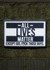 Nine Line Apparel All Lives Matter Rubber Morale Patch
