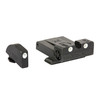 Meprolight Tru-Dot Adjustable Sight Set Glock 17, 19, 20, 21, 22, 23 Steel Blue Tritium Green