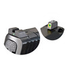 AmeriGlo S&W M&P Tritium I-Dot Sight Set Green Tritium Steel