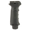 AR-15 Vertical Tactical Foregrip Black Leapers UTG 5" Length Battery Storage Ergonomic Ambidextrous Black