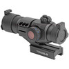TRUGLO Triton Tactical Red Dot 30mm Red/Green/Blue 5MOA Circle Dot Reticle with Mount Aluminum Black