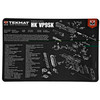 TekMat Heckler & Koch HK VP9SK Armorer's Bench Mat 17"x11"x1/8" 3mm Thick Non-Skid Neoprene Back Water Proof/Oil Resistant/Washable Black Finish