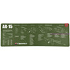 TekMat "AR-15" Armorers Bench Mat 12"x36"x1/8" Neoprene OD Green