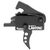 Lantac USA E-CT1 Single Stage AR-15 Small Pin Trigger 3.5lb Pull With Curved Trigger Shoe Black