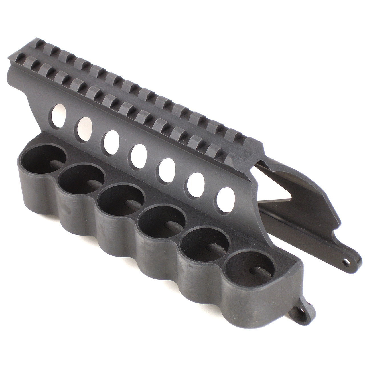 Mesa Tactical Saddle Rail 5インチ 6シェル M870 Remington 870 Rail System & Polymer Shell Holder - Mesa Tactical