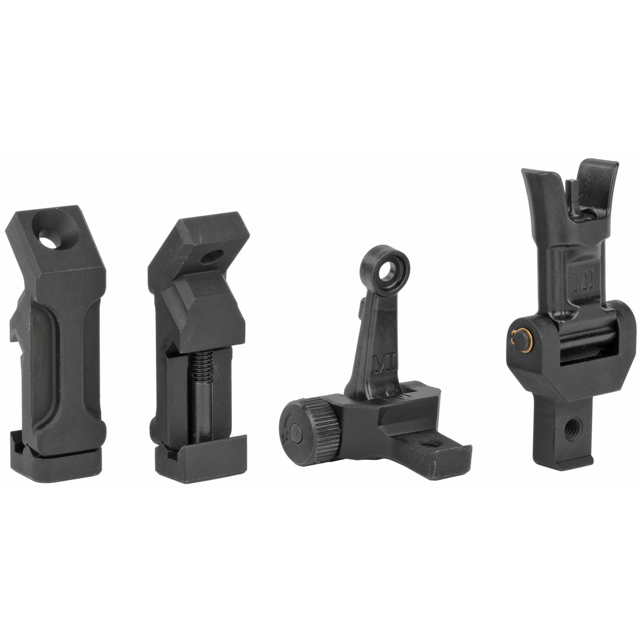 Midwest Industries AR-15 Combat Rifle Offset Sight Set Fully