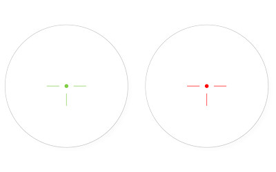 UTG 6" ITA R/G CQB T-DOT SGHT W/MNT