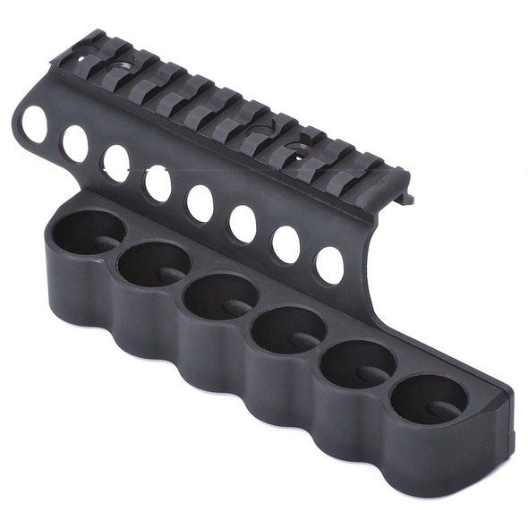 Mesa Tactical 93630 6-Shell SureShell Carrier &  Rail - Mossberg 500