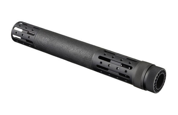 Hogue - AR-15/M16 Extended Length FF Forend with OverMolded Gripping Black - 15064