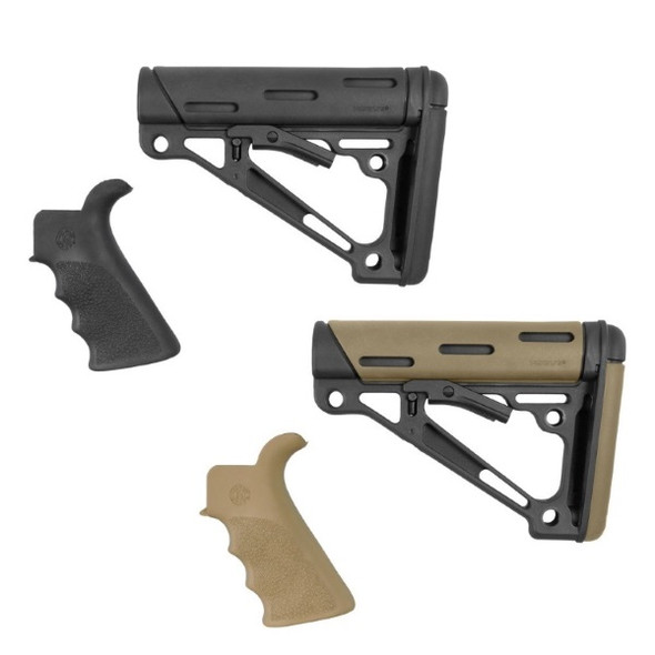 Hogue Mil-Spec Buffer Tube Collapsible Buttstock AR15/M16 Kit