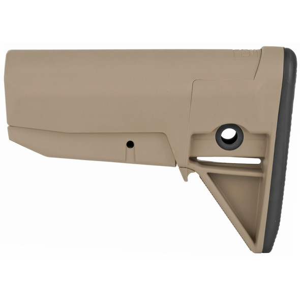 Bravo Company Manufacturing BCM Gunfighter Stock Fits Mil-Spec Receiver Extensions Polymer FDE