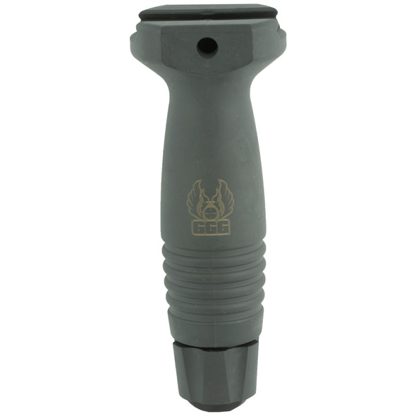 GG&G AR-15 Vertical Forend Grip With Compartment Polymer Black