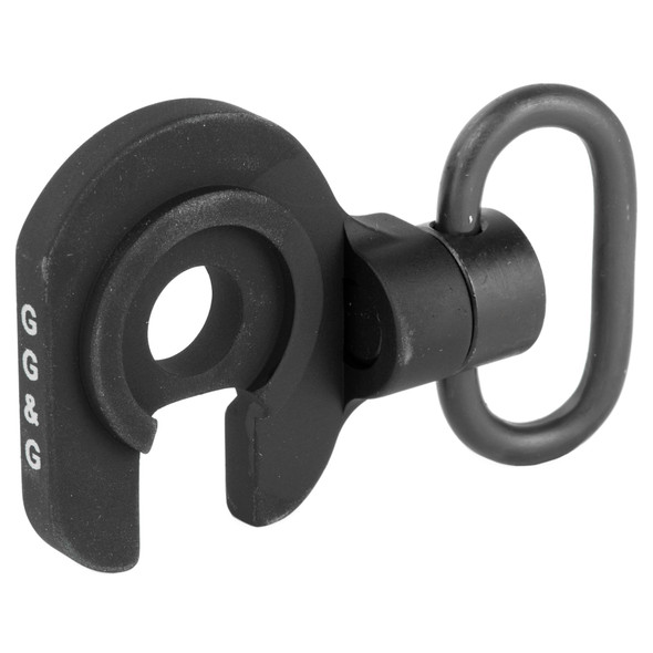 GG&G Mossberg 500/590 Rear Sling Attachment with Quick Disconnect Sling Swivel Aluminum Matte Black