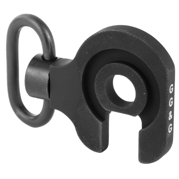 GG&G Mossberg 500/590 Rear Sling Attachment with Quick Disconnect Sling Swivel Aluminum Matte Black