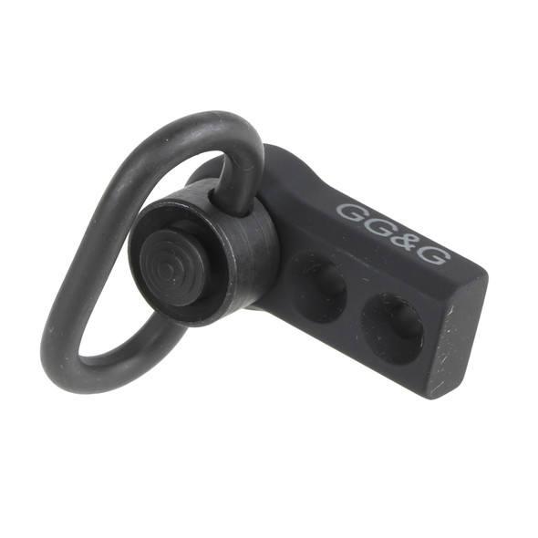 GG&G SCAR QD Rear Sling Attachment Black with HD QD Sling Swivel