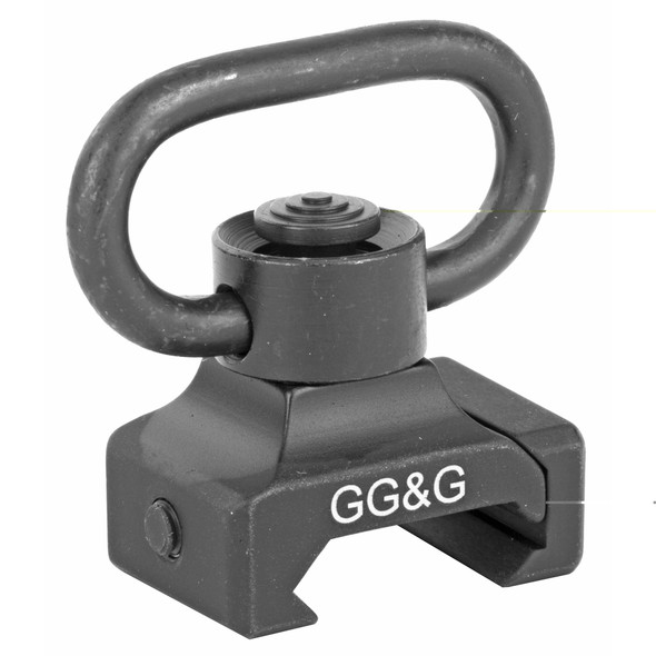 GG&G AR-15 Sling Thing Forearm Picatinny Mount With QD Sling Swivel Aluminum Black