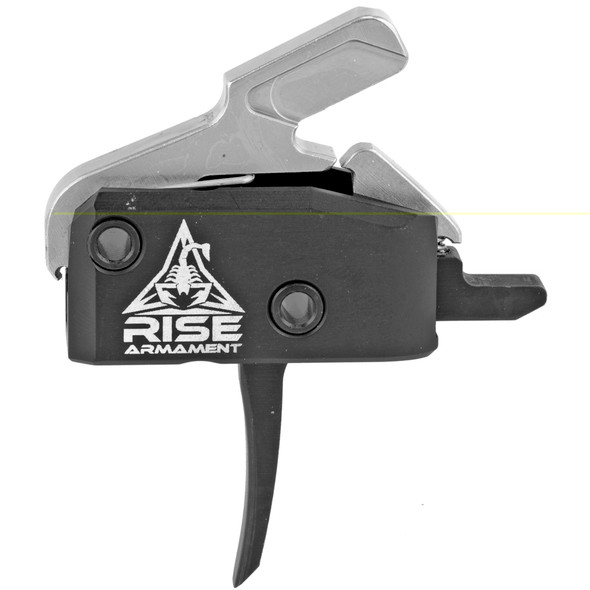 Rise Armament RA-434 High Performance Drop-In 3.5 lb AR Trigger (HPT) w/ Anti-Walk Pins - Straight Black