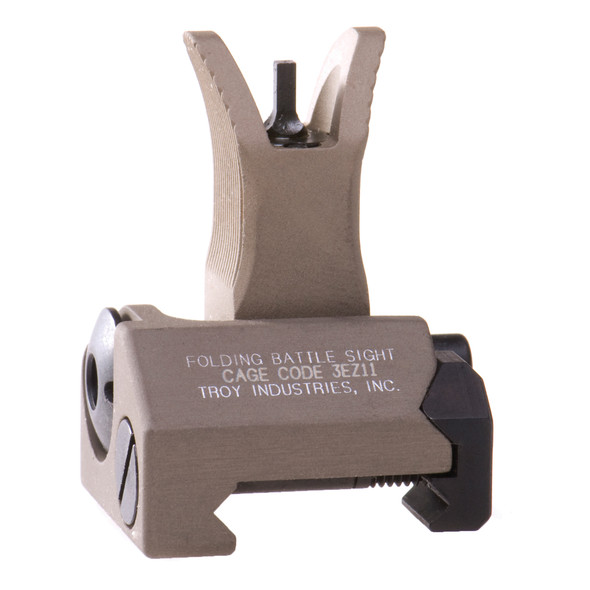 Troy Industries Front Flip-Up Battle Sight M4-Style AR-15 Aluminum FDE