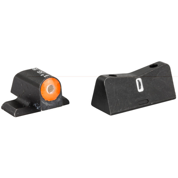 XS Sights DXT2 Big Dot Night Sights Springfield XD's/SIG Sauer P226/P229 Models Green Tritium Front With Orange Ring/Tritium Stripe Rear