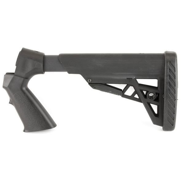 ATI Moss/Rem/Win 12 Gauge Shotforce Adjustable TactLite Shotgun Pistol Grip Stock with Scorpion Recoil Pad Polymer Black