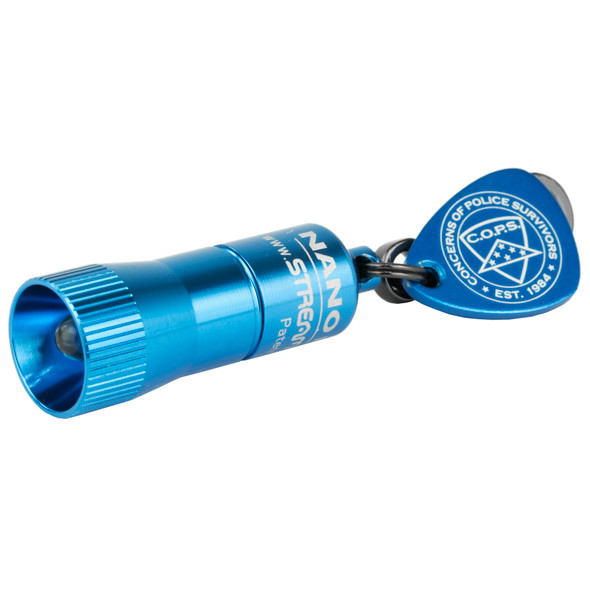 Streamlight Nano 1.47" Led Blue Cops 10 Lumen Key Chain Flashlight