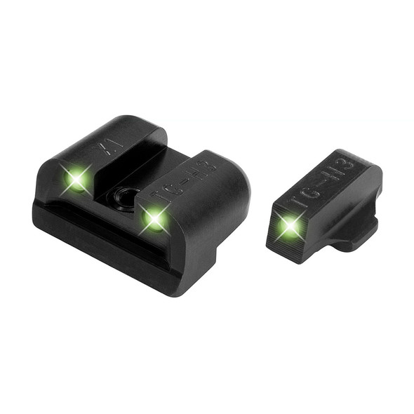 TRUGLO Brite-Site Springfield XD/XDM/XDS Tritium Night Sight Set Green/ Green