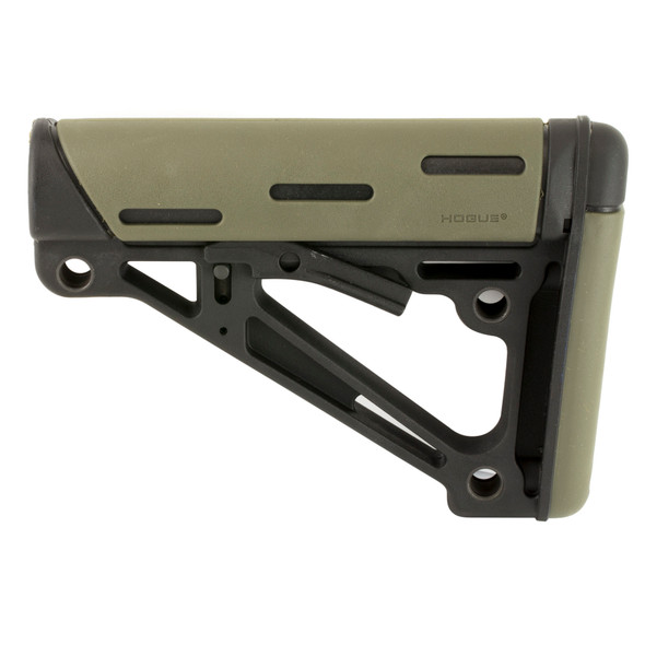 Hogue AR-15 Collapsible Carbine Buttstock Mil-Spec OverMolded OD Green