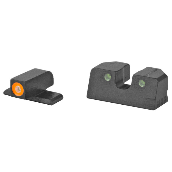 Meprolight Hyper-Bright Tritium Day and Night Sight Front Orange Ring/Rear Green for Sig P Series Pistols