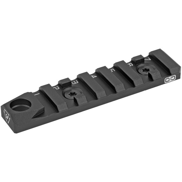 Strike Industries AR-15 LINK Rail Section 7 Picatinny Slots with QD Socket M-LOK/Key-Mod Compatible Design Aluminum Black