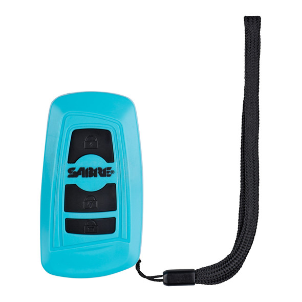 Sabre, 3-In-1 Key Fob Stun Gun, Teal Finish