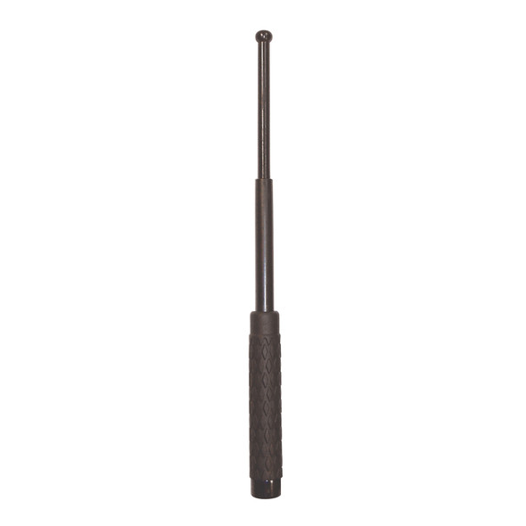PS Products, Expandable Baton, 16" Length, Rubber Handle, Black