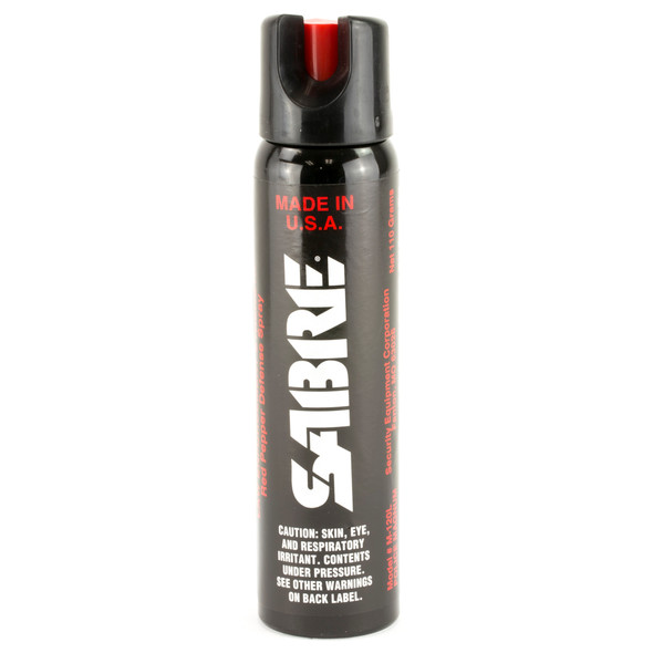 Sabre, Pepper Spray, Lock Top, 4.3oz, Red Pepper, CS Tear Gas & UV Dye