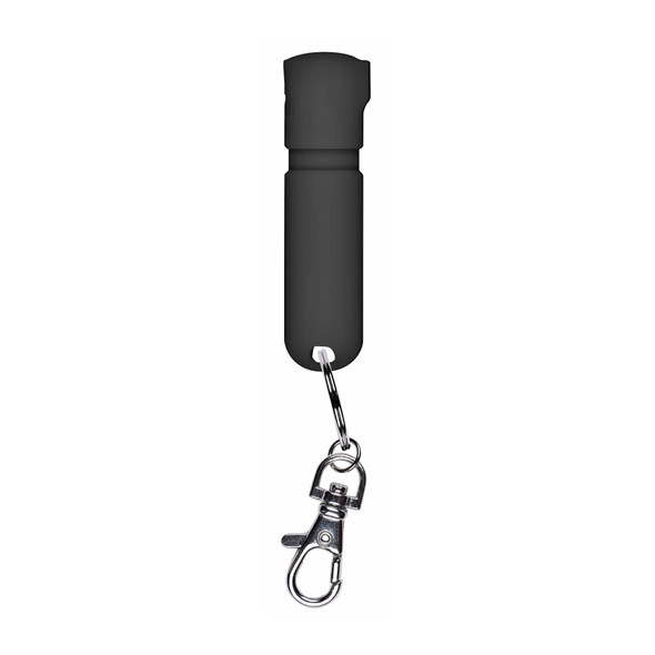 Sabre, Mighty Discreet Pepper Spray, Cone in Small Clamshell, Black