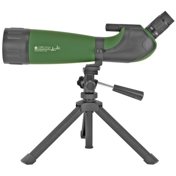 Konus KONUSPOT-80 Spotting Scope 20-60x80mm with Tripod Black Green