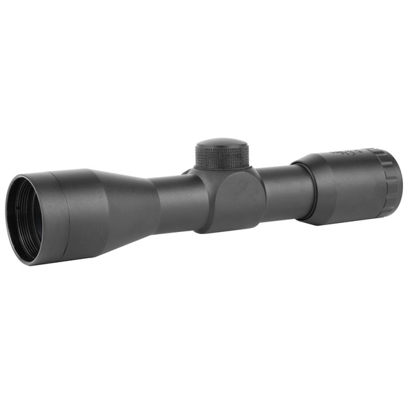 NcSTAR Compact 4x30mm Riflescope P4 Sniper Reticle 1" Tube 0.25 MOA per Click Fixed Parallax Aluminum Anodized Black