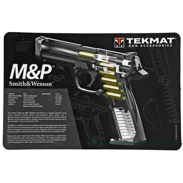 TekMat Gun Accessories Armorer's Bench TekMat Smith & Wesson M&P Cutaway Mat Black