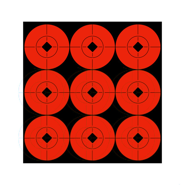 Birchwood Casey Self Adhesive 1" and 2" Target Spots 108 Pack